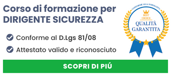 corso di formazione per dirigente per la sicurezza