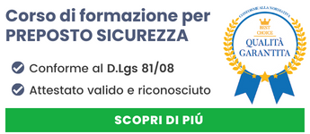 Corso di formazione per preposto alla sicurezza